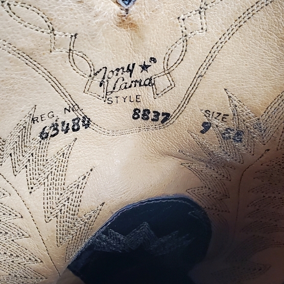 Tony Lama Cowboy Boots - Picture 8 of 10
